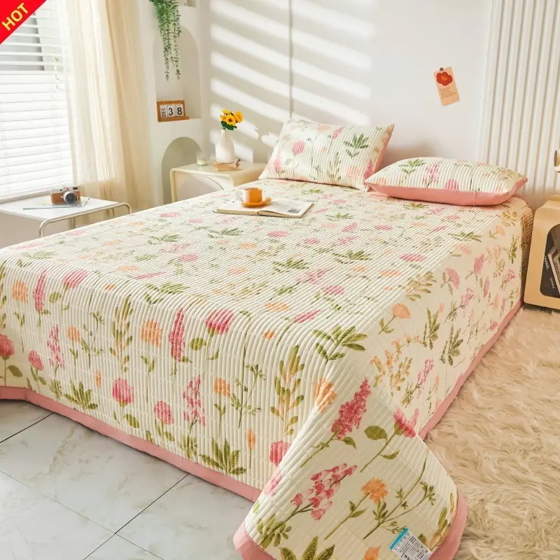 Cama impermeable colchón eléctrico cuatro estaciones universal acolchado algodón Lino cama cubierta