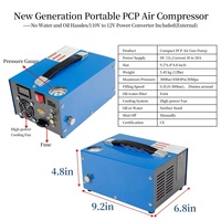 PCP 4500psi 300bar 30mpa PCP compresseur d'air PCP haute pression portable 110v12v 4500psi 350bar submersible