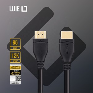 สาย HDMI 2.2 Ultra 96 ที่ได้รับการรับรอง รองรับความละเอียด 16K/60Hz Ultra HD สำหรับส่งสัญญาณภาพและเสียง แบบหัวต่อชายต่อชาย สำหรับทีวี จอภาพ และโปรเจคเตอร์ - Product Image 4