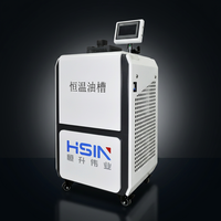 HSIN9001 Bain thermostatique numérique automatique à circulation de liquide à haute température, thermostat à huile à température constante, thermocouple RTD USB OEM/ODM