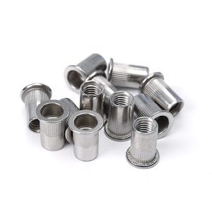 1/4 נירוסטה-20 אגוזים ורגים ורגים 3/4 "בכפתור ראש כפתור 1/4-20 מנקים שטוחים אגוז מוסקט - Product Image 4