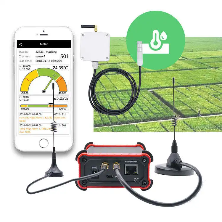 433 Mhz Lora cảm biến không dây cao nhiệt độ không khí độ ẩm cảm biến thông minh nông nghiệp thiết bị thiết bị nông nghiệp