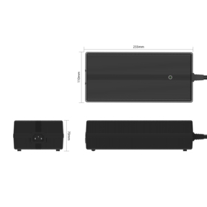 Chargeur rapide 58,4 V 6 A pour batterie LiFePO4 48 V, charge intelligente 16S pour robot nettoyeur de <span class=keywords><strong>piscine</strong></span>, vélo électrique, voiturette de golf, moto, certifié UL CE FCC - Product Image 3