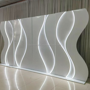 Arche de fond en métal sur mesure FURUN, décoration de mariage, décoration de fête, panneau de fond pour événements - Product Image 4