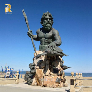 Özelleştirilmiş sıcak satış yüksek kalite açık yaşam boyutu <span class=keywords><strong>Poseidon</strong></span> bronz heykeli - Product Image 1