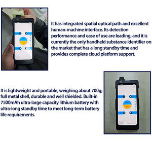 Espectrómetro Raman RH-100, Analizador Portátil Inteligente, Excitación de 785 nm, Distancia de Trabajo de 0-7.5 mm, Analizador de Metales y Oro - Product Image 4
