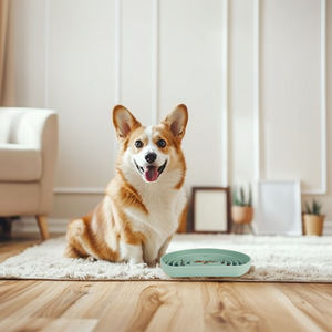 Silicone Slow <b>Feeder</b> Anxiety Relief Licking Pad Lick Mat Dog & <b>Cat</b> Square Silicone Lick Mat Pad Bowl - Product Image 6