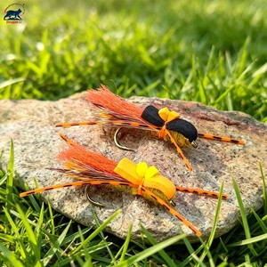 Leurre <span class=keywords><strong>de</strong></span> pêche à la <span class=keywords><strong>mouche</strong></span> sèche en mousse, type sauteuse # 10 leurres flottants UV Glow Hopper pour la pêche à la <span class=keywords><strong>mouche</strong></span> et la pêche au spinning UL, avec pattes réalistes en silicone, pour la pêche aux Panfish - Product Image 5