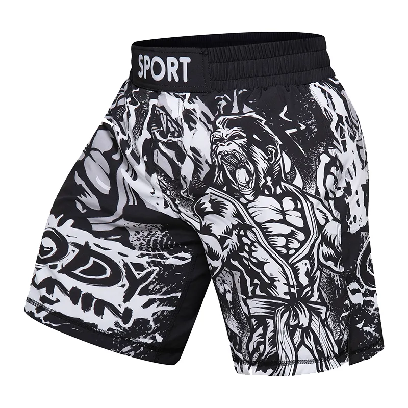 Wholesale Martial Arts Wear Clothes Custom Design Sublimation MMA BJJ Shorts Men