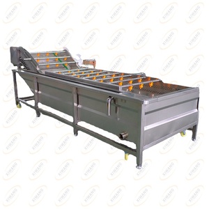 Máquina Comercial Automática de Acero Inoxidable para Lavar Frutas y Verduras para Plantas de Procesamiento de Vegetales, Capacidad de 500-700 KG/H, Nueva - Product Image 2