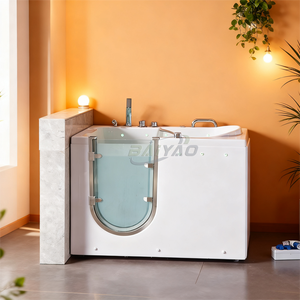 Bañera de Hidromasaje Portátil, Bañera de Acrílico Accesible con 6 Jets, Spa Interior para el Hogar, Hidroterapia Segura, Cómoda y Moderna - Product Image 2