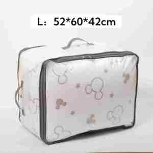 Nueva Bolsa de Almacenamiento Acolchada con Estampado de Malla, Gran Capacidad, para Mudanzas, Ropa, Armario, Hogar, Impermeable, Ligera - Product Image 5
