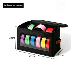 Boîte de rangement pour bobines de filament d'imprimante 3D, étanche, avec fermeture éclair, hermétique, pour organiser la maison et le studio - Product Image 4