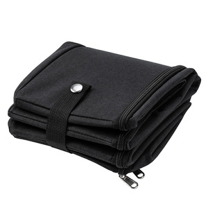 Folding <b>Cat</b> Litter <b>Box</b> Rectangle Gray And Black Waterproof Oxford Cloth Portable Pet Toilet 40x30x11cm 40x50x11cm 55x42.5x13cm - Product Image 5
