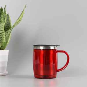 Modern Stainless Steel Double-Walled Insulated Tea <b>Mug</b> Office Coffee <b>Mug</b> Car <b>Mug</b> with Lid Leak-Proof <b>Large</b> Capacity Custom Logo - Product Image 6