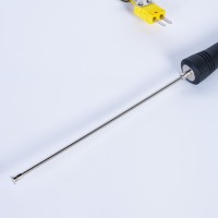 Water Resistant Thermocouple for High Temperature Surfaces Various Handheld Surface Thermocouple Probe Stainless Steel Probe