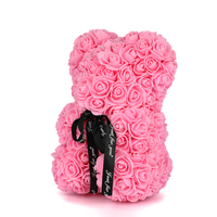Ours en Roses en Mousse/PE Populaire et Haut de Gamme, Vente en Gros, Incluant Boîtes Cadeaux pour la Saint-Valentin
