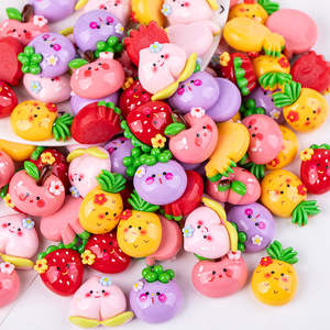 Phim Hoạt Hình Dễ Thương Trái Cây Thủ Công Mỹ Nghệ Nhựa Thân Thiện Với Môi Tự Làm Kem Keo Điện Thoại Di Động Trường Hợp Vá Giáng Sinh Tủ Lạnh Nam Châm Cho Trẻ Em - Product Image 4