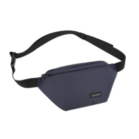 Nouveau style, sac de poitrine unisexe de couleur unie, léger, portable, pour voyage en extérieur, sac banane étanche en polyester avec fermeture éclair