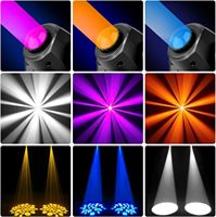 30W Mini DMX 8 Gobo Patterns LED Stage Beam Light pour DJ Disco Wdiing Party Moving Head Lights