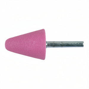 Cono Abrasivo Rosa Vitificado Fervi Mole 1020 para Pulido y Rectificado de Precisión - Product Image 2