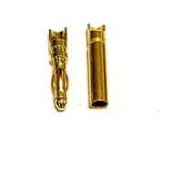 Connecteurs banane mâle-femelle 2,0 mm en laiton massif plaqué or, haute conductivité, adaptateurs aviation, bornes de connexion – Vente en gros