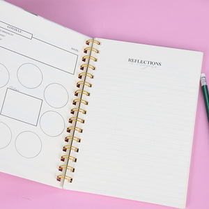 Chất lượng cao tùy chỉnh A5/A6 bìa cứng Tạp Chí Máy Tính Xách Tay Cá Nhân PU da với logo lót giấy vải bìa cho nhật ký của bạn - Product Image 6