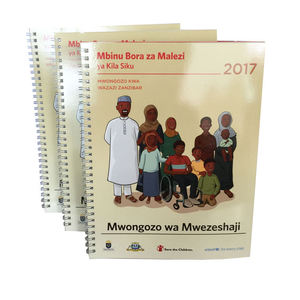 Livre scolaire bon marché à spirale, reliure souple, impression offset - Product Image 3