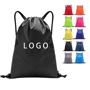 Mochila de baloncesto, bolsa con cordón de poliéster 600D, Asa de cuerda, Mochila deportiva con cordón de poliéster personalizada - Product Image 4