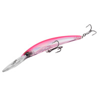Leurre dur OEM 25g 18cm gravé au laser 3D pour la pêche en mer, leurre longue queue, design flottant pour la pêche au bar en eau profonde avec hameçons