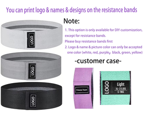 Set di bande di esercizio in tessuto in lattice con Logo personalizzato per allenamento alla moda e allenamento con resistenza al bottino fasce per allenamento personalizzabili - Product Image 5