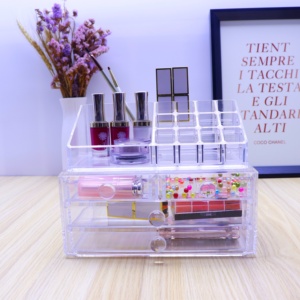 Wholesale Dresser Cosmetic Drawers Acrylic Makeup Storage Organizer with drawer - Product Image 3