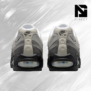 Air Max 95 'Big Bubble - Granite' Mesh Lace Up Running Shoes All Seasons Breathable Men's Nike Sneaker - Product Image 4