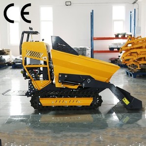 1000Kg Load Capacity All Terrain Crawler Small Mini Dump <b>Dumper</b> Hydraulic Drive <b>Dumper</b> For Construction Site Garden - Product Image 5