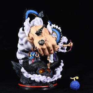 Nouveaux styles 24cm Demon Fruit TH Day Painting Ghost Island Gear 5 Nika <span class=keywords><strong>Combat</strong></span> Posture Gear 5 Luffy Anime Figures Luffy - Product Image 6