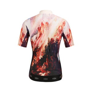 Maillot de cyclisme unisexe personnalisé avec logo/motif/tissu/couleur, imprimé tie-dye, séchage rapide, respirant, pour motocyclisme et course - Product Image 2