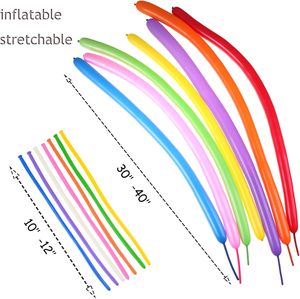 Ballons en latex Feile 260Q, version brillante, forme de poisson, couleurs assorties, lot de 100, décoration <span class=keywords><strong>pour</strong></span> fêtes, clowns, mariages - Product Image 5