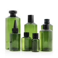 Flacon pulvérisateur à fine brume de 100 ml en plastique PET, récipient cosmétique rechargeable pour soins de la peau, atomiseur de voyage portable, logo personnalisé