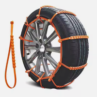 Attaches de câble en nylon réutilisables antidérapantes solides de 900mm pour pneu de voiture
