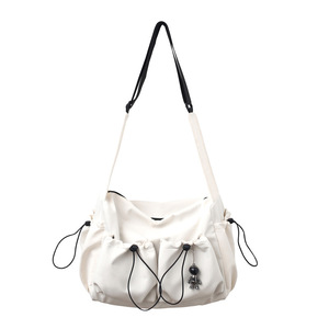 Borsa a Tracolla Giapponese da Uomo in Nylon con Chiusura a Cerniera, Tendenza Street Invernale 2023, Funzionale Stile <span class=keywords><strong>Postino</strong></span> alla Moda - Product Image 5