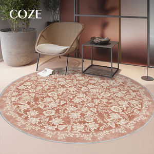 <span class=keywords><strong>Tappeto</strong></span> in Stile Retrò Francese <span class=keywords><strong>Rosso</strong></span> <span class=keywords><strong>Beige</strong></span> con Stampa Floreale Persiana, Ecologico <span class=keywords><strong>e</strong></span> Adatto agli Animali Domestici, per Soggiorno, Camera da Letto <span class=keywords><strong>e</strong></span> Comodino - Product Image 5