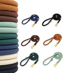 Prodotti di tendenza Etsy 2024 di lusso al guinzaglio per cani e caffè marrone corda per guinzaglio per cani pesante da corsa popolare guinzaglio per cani in poliestere lungo - Product Image 1