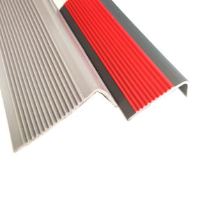 Di gomma per Scale anti <span class=keywords><strong>skid</strong></span> pavimento scale pedate antiscivolo in vinile pvc a forma di L <span class=keywords><strong>Stair</strong></span> passo bordo trim - Product Image 1