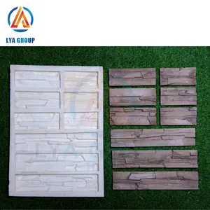 Silicon Mold Veneer Moldsstone Rubber Mould Artificial Plastic Solid Surface Form Stone Molding