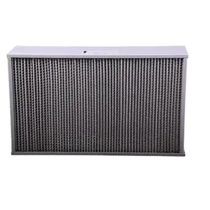 High efficiency aluminum foil partition filter deep pleated air filter H13 H14 operating room HEPA filter