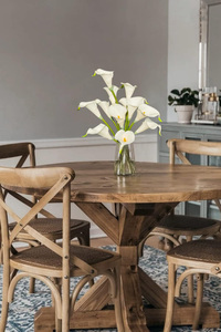 Flores Artificiales de Lirio Calla de Látex de Alta Calidad con Tacto Real, 79 cm, Tamaño Grande, Color Blanco, para el Día de la Madre, Navidad, Año Nuevo - Product Image 5