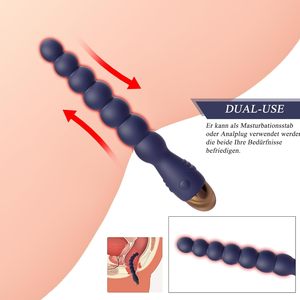 항문 플러그 딜도 진동기 남성 전립선 마사지 항문 구슬 플러그 G 스팟 엉덩이 성인 자위 항문 섹스 토이 커플 - Product Image 6