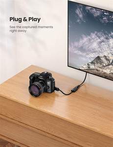 UGREEN Mini adattatore HD-MI Mini HD-MI a HD-MI cavo 4K compatibile con fotocamera Raspberry <span class=keywords><strong>Pi</strong></span> Zero 2 W/W DSLR - Product Image 5