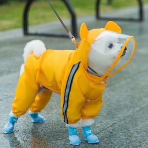 Impermeable Transparente <span class=keywords><strong>para</strong></span> Perros 2026, Poncho con Capucha Ajustable y Ligero <span class=keywords><strong>para</strong></span> Perros Pequeños, Medianos y Grandes - Product Image 1