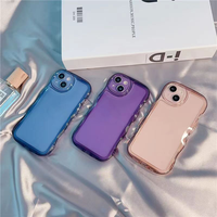 Coque arrière en silicone souple ovale pour iPhone 15 14 12 11 13 SE 8 7 6 6s Pro XS Max X XR Plus mini TPU